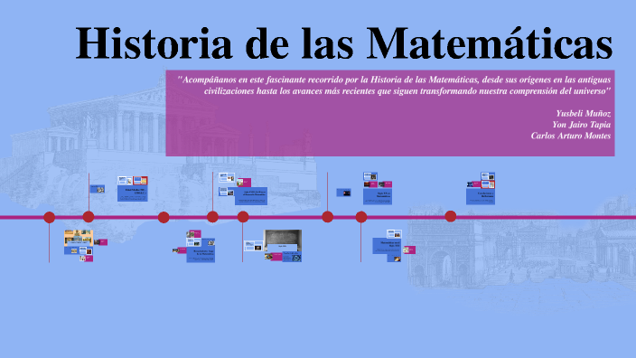 Historia de las Matemáticas by Yusbeli Muñoz on Prezi