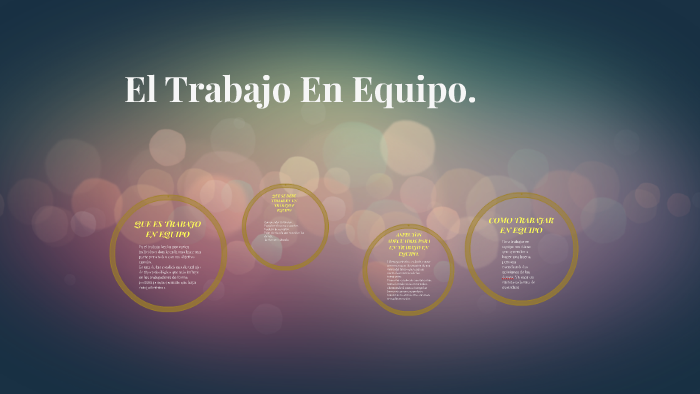 El Trabajo En Equipo by beatriz perez on Prezi