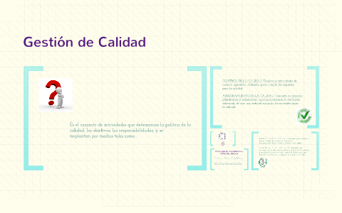 Gestión de Calidad by on Prezi