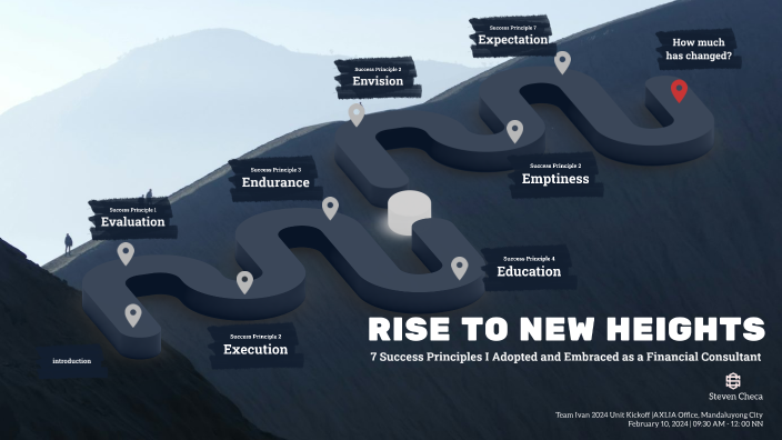 RISE TO NEW HEIGHTS by Steven Checa on Prezi