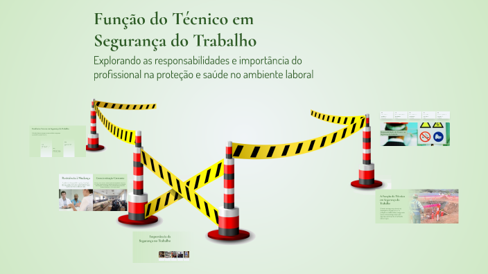 Função do Técnico em Segurança do Trabalho by Sergio Bernardes dos ...