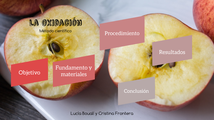 Informe Sobre La Oxidacion De La Manzana