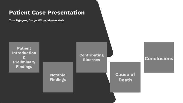 patient case presentation definition