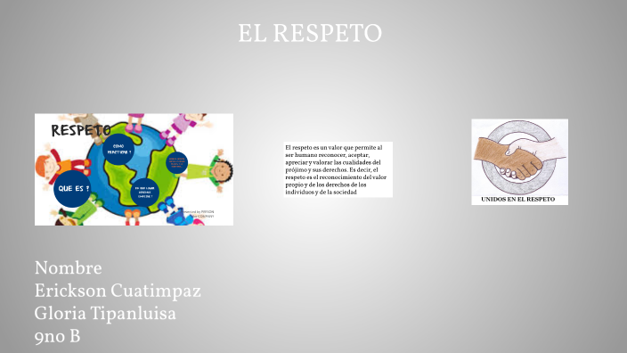 EL RESPETO by Gloria Denis Tipanluisa Quinchiguango on Prezi