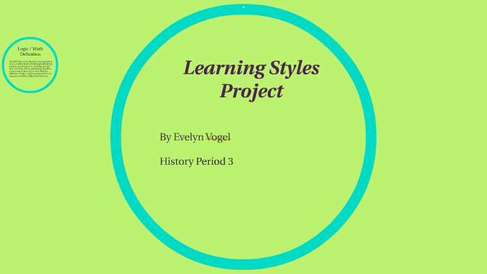 Learning Styles Project by Evelyn Gurgs on Prezi