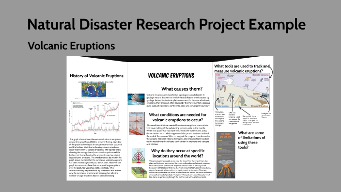 natural disaster research paper title