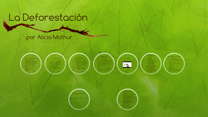 La Deforestacion by Alicia Mathur on Prezi
