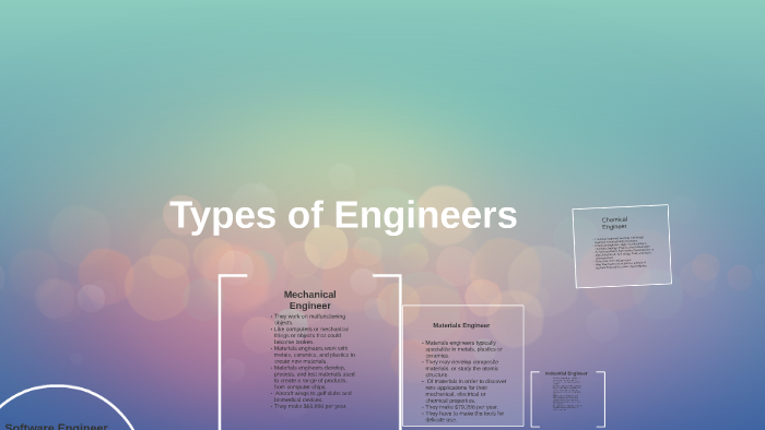 Types of Engineers by Blake Clark on Prezi