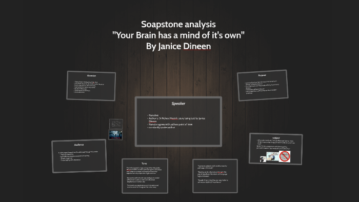 Soapstone analysis by Taimour Afzaal on Prezi