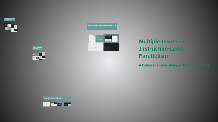 Multiple Issues in Instruction-Level Parallelism by Ezzaldeen Mohammed ...
