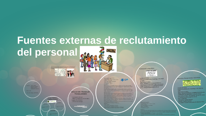 Fuentes externas de reclutamiento del personal by Nicole Alster on Prezi