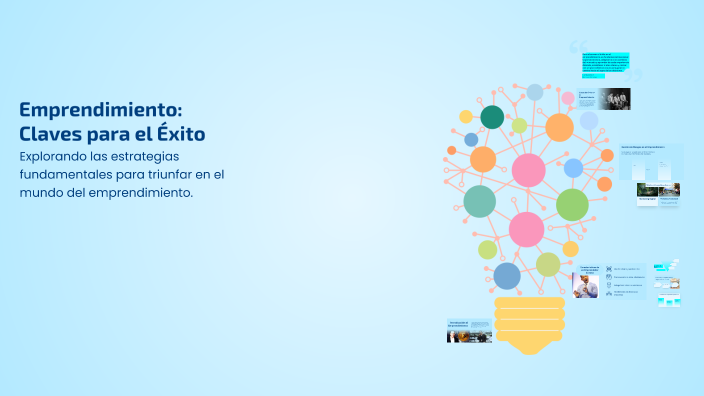 Emprendimiento: Claves para el Éxito by GERARDO GONZALEZ on Prezi