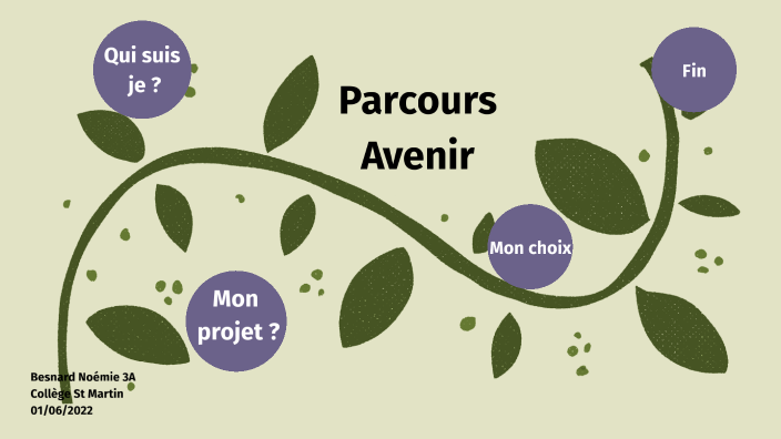 Parcours Avenir by Noémie Besnard on Prezi