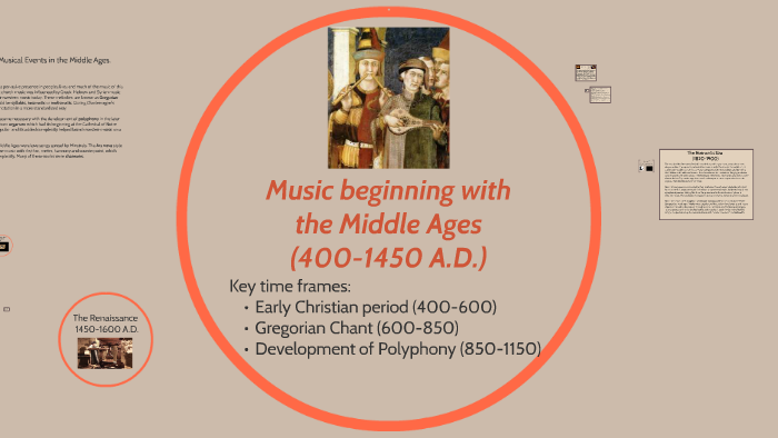 Music beginning with the Middle Ages by Grace Dimmett on Prezi