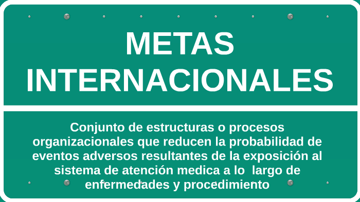 METAS INTERNACIONALES by