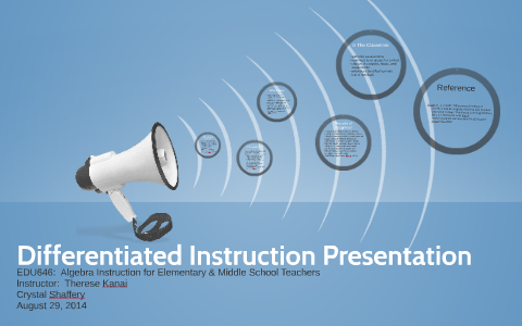 Differentiated Instruction by Crystal Shaffery on Prezi