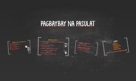 Pagbaybay Na Pasulat By Lois Dimaano