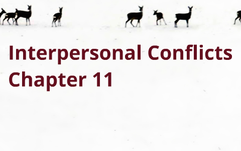 Interpersonal Conflict Chapter 11 By On Prezi