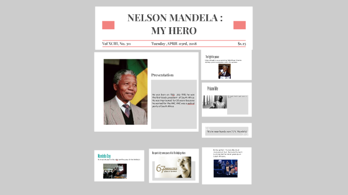 speech about nelson mandela my hero