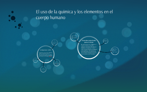 El uso de la química y los elementos en el cuerpo humano by Rolando ...