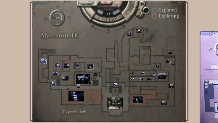 Resident Evil 1 Map (incomplete) by scarlet rose on Prezi
