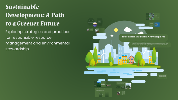 Sustainable Development: A Path to a Greener Future by wiem ben amira ...