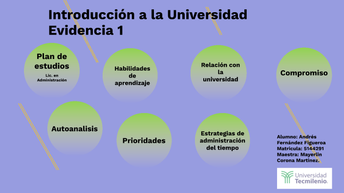 Evidencia 1. Introducción a la universidad by ANDRES FERNANDEZ FIGUEROA ...