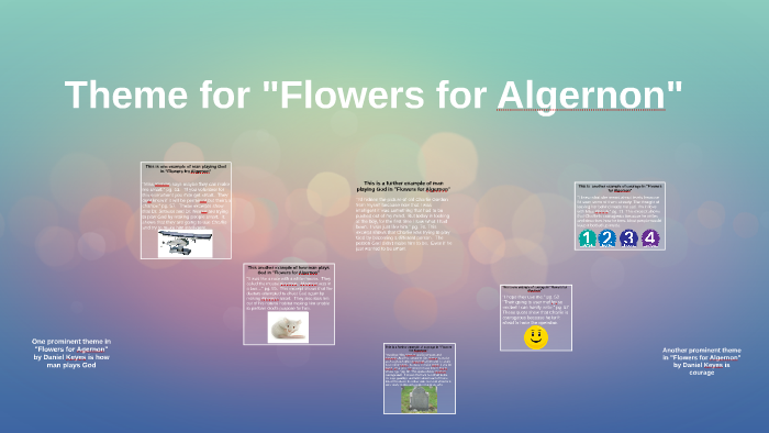 Theme For Flowers Algernon By