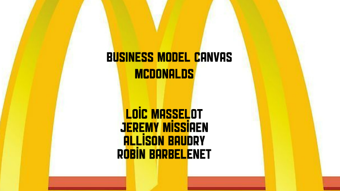 Business model : CANVAS Mcdo by on Prezi Next