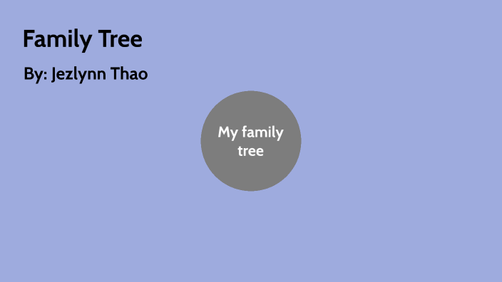 Family Tree by Jezlynn Thao on Prezi
