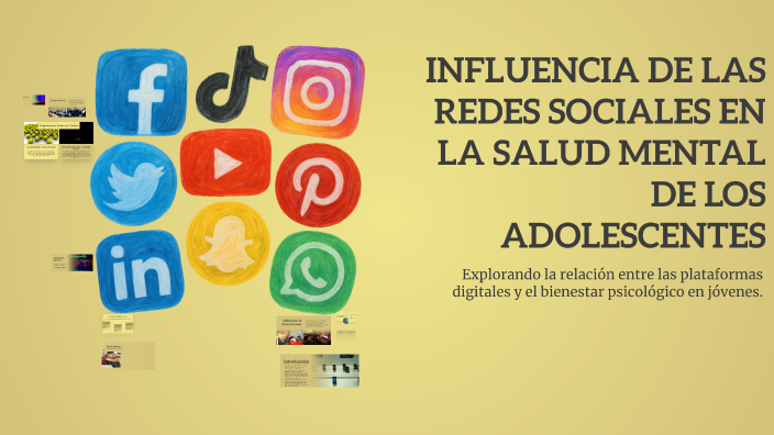 INFLUENCIA DE LAS REDES SOCIALES EN LA SALUD MENTAL DE LOS ADOLESCENTES ...