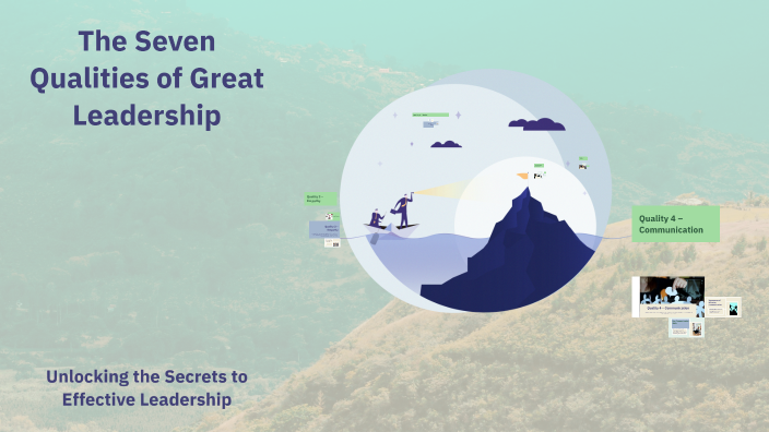 The Seven Qualities of Great Leadership by allison johnston on Prezi
