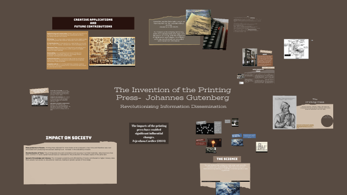 The invention of the Printing Press by ameira soubra on Prezi