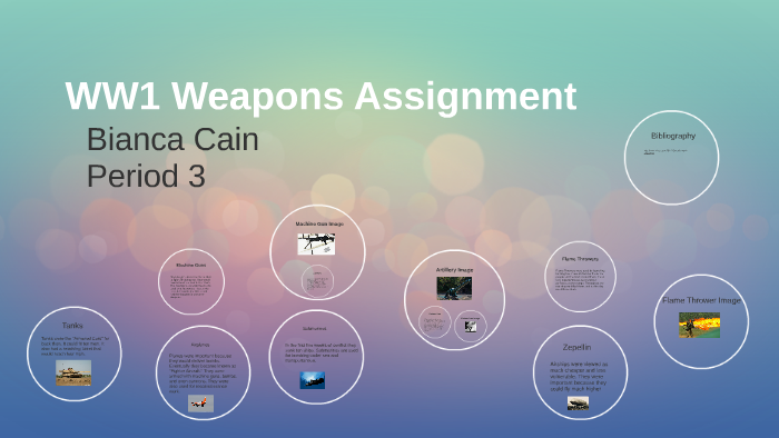 definition weapons assignment