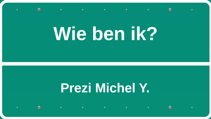 Wie ben ik? by Mies Y