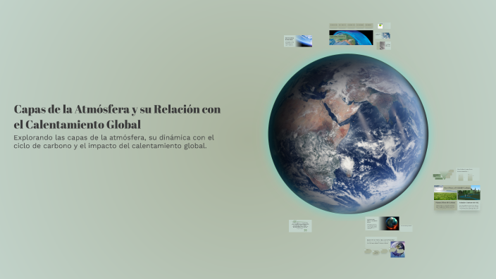 Capas de la Atmósfera y su Relación con el Calentamiento Global by ...
