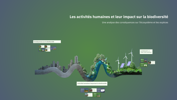 Les activités humaines et leur impact sur la biodiversité by molka ...