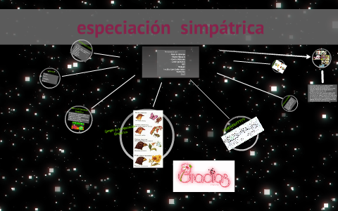 especiación simpátrica by on Prezi