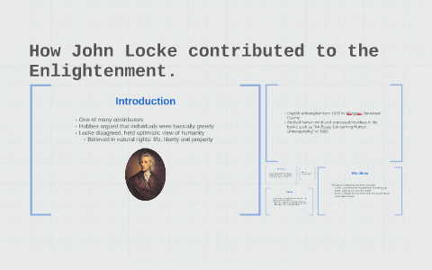 john locke enlightenment contributions