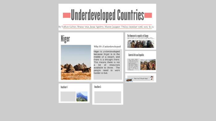 underdeveloped countries education essay