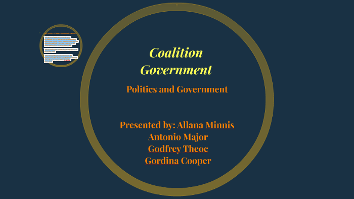 case study of coalition government