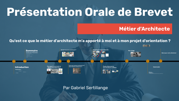 Présentation Orale de Brevet by Gabriel Sertillange on Prezi