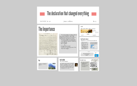 The declaration that changed everything by Alyssa Barker on Prezi