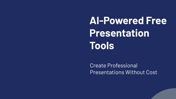 AI-Powered Free Presentation Tools by Yahasre B.M. on Prezi