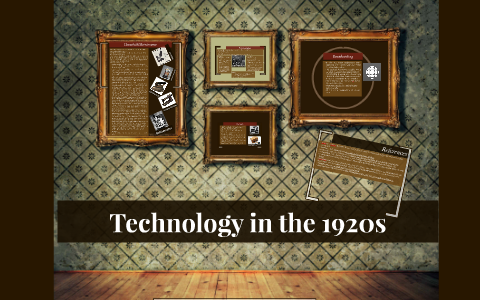 technology in the 1920s essay