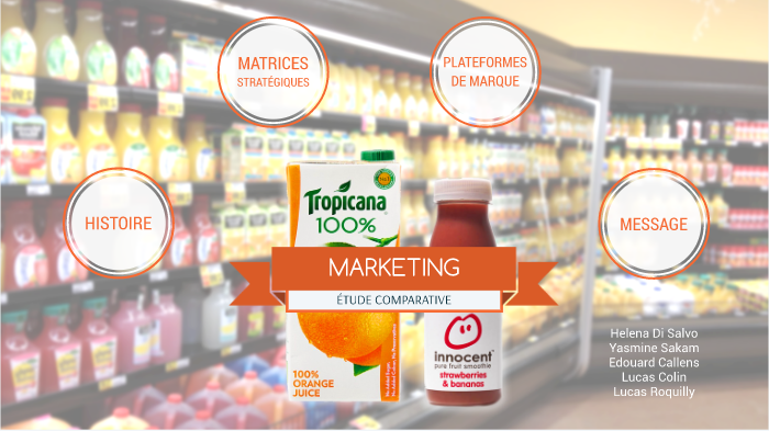 Marketing de marque : Tropicana VS Innocent by Lucas Roquilly on Prezi