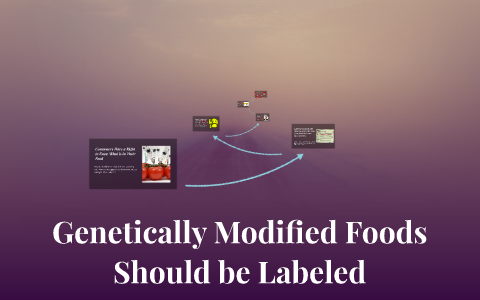 genetically modified food should be labeled essay