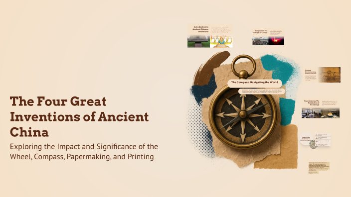 The Four Great Inventions of Ancient China by ALMAS ABIODUN-ADEWUSI on ...
