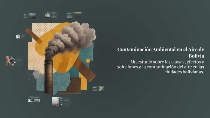 Contaminación Ambiental en el Aire de Bolivia by Roberto Perez Avalos ...