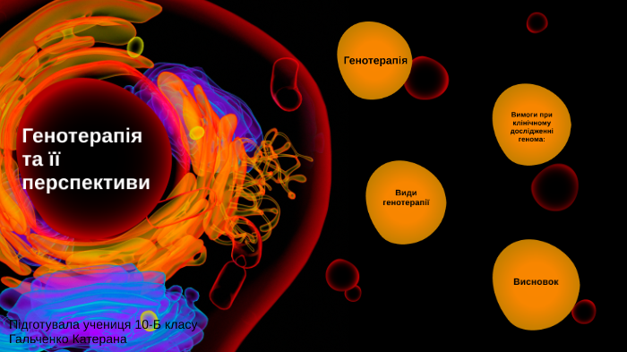 Генотерапія та її перспективи проект